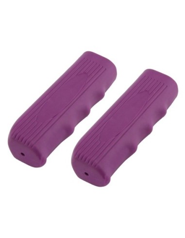 Custom Grips 7/8 long 116mm Kraton Rubber Purple.